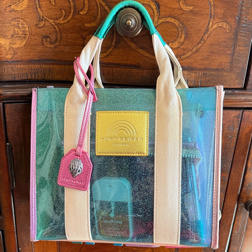 Kurt Geiger Colorful Transparent Tote Bag